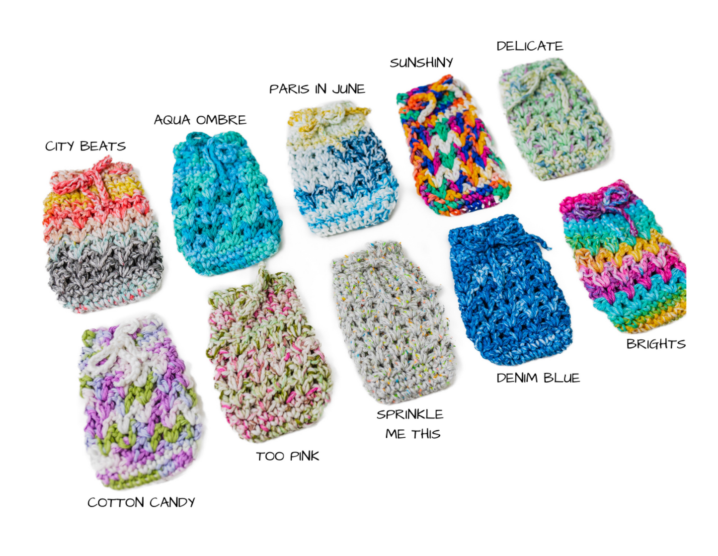 Hand Crocheted Soap Bag