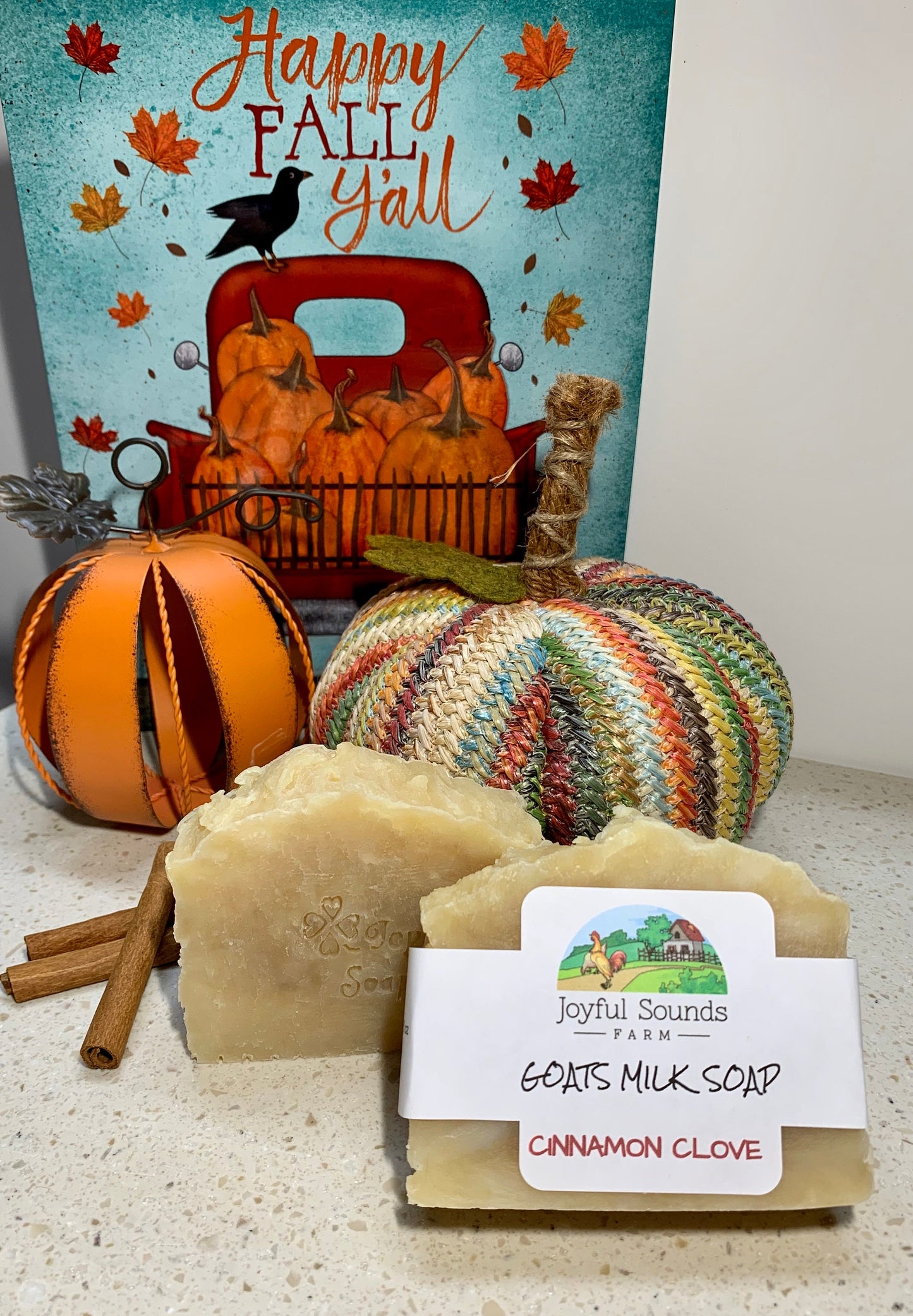 PUMPKIN SPICE Goats Milk Soap, Autumn & Fall scents, artisan soap