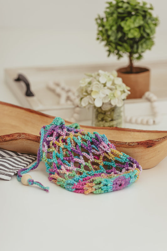 Crocheted Mesh Bag
