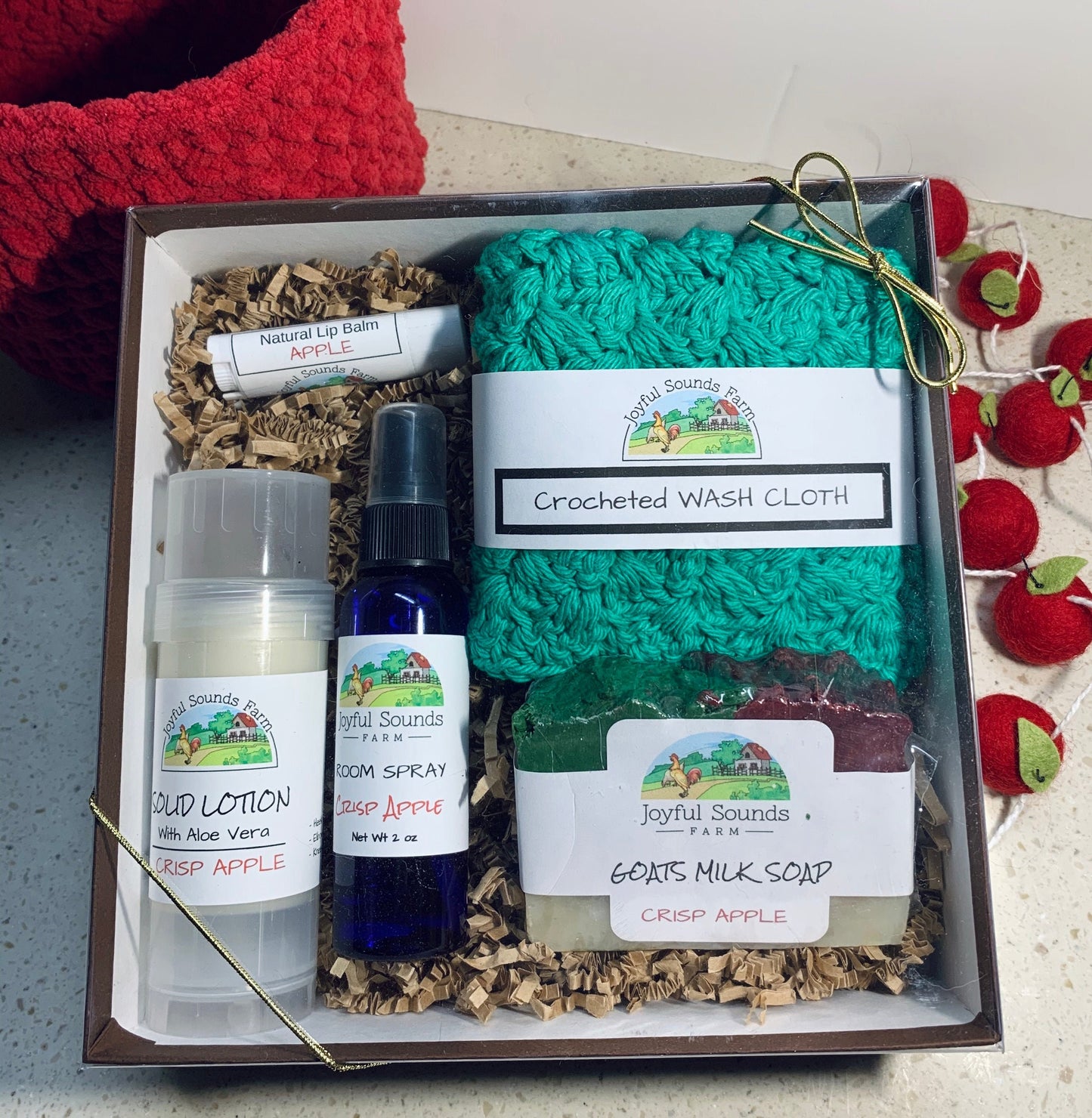 CRISP APPLE Gift Set, Homeschool Mom Survival Kit, Birthday Gift, Appreciation Gift, Self Care